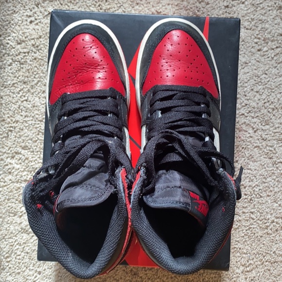 Air Jordan 1 Retro High OG BG ‘Bred Toe’ - Picture 3 of 9